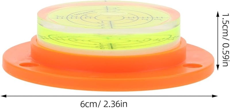 COHEALI Mini Bubble Level 60X15Mm Portable Spirit Tool for RV Camping Tripod - Image 3