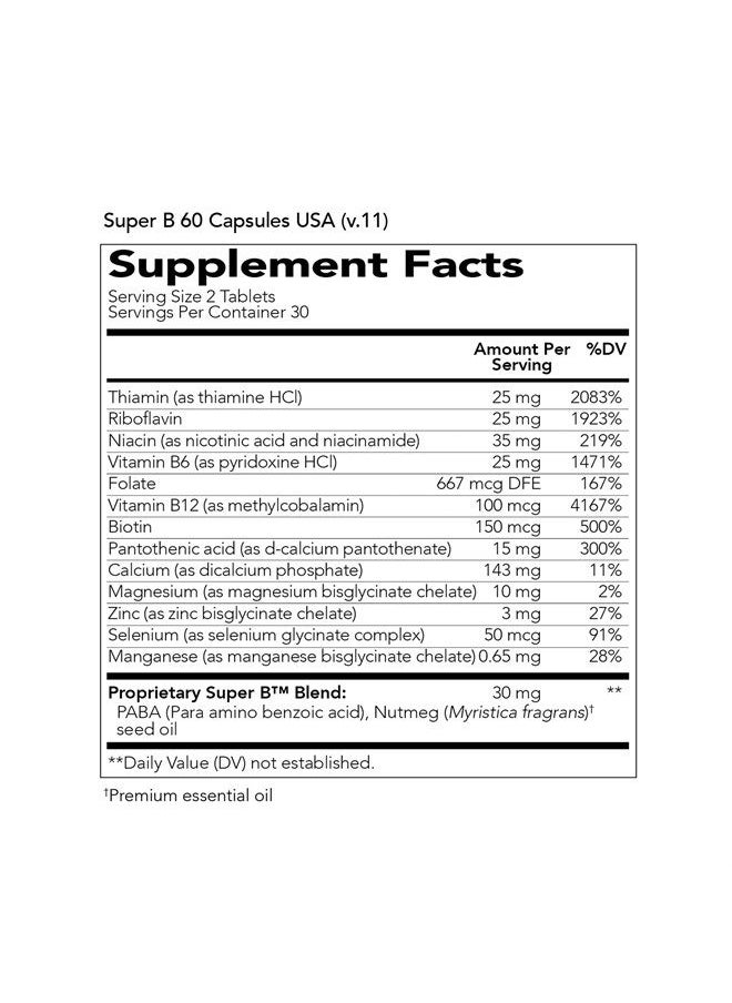 Young Living Super B Tablets by Young Living, 60-Count Bottle  - Image 2