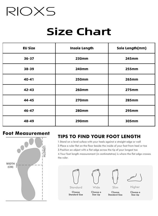 RIOXS Slippers For Men, Comfy Lightweight Flat Slippers, Men's Home Shower Slippers, Non-slip Open Toes Slippers, Soft Elastic Sole Slippers For Beach Outdoor Indoor Daily Wearing, Black Slides Bath Slippers, Classic Men Slip-ons - Image 3