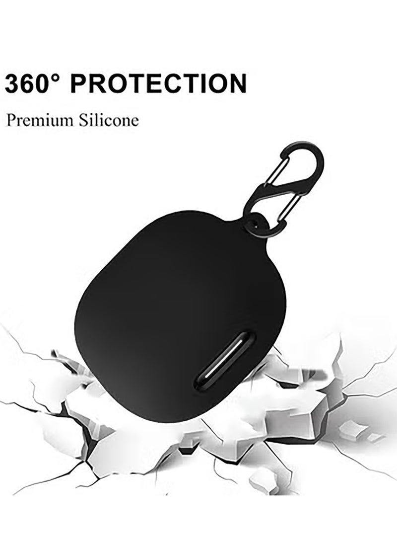 Silicone Case for Anker Soundcore C40i Case Cover with Keychain/Cleaner Kit (Black) - Image 3