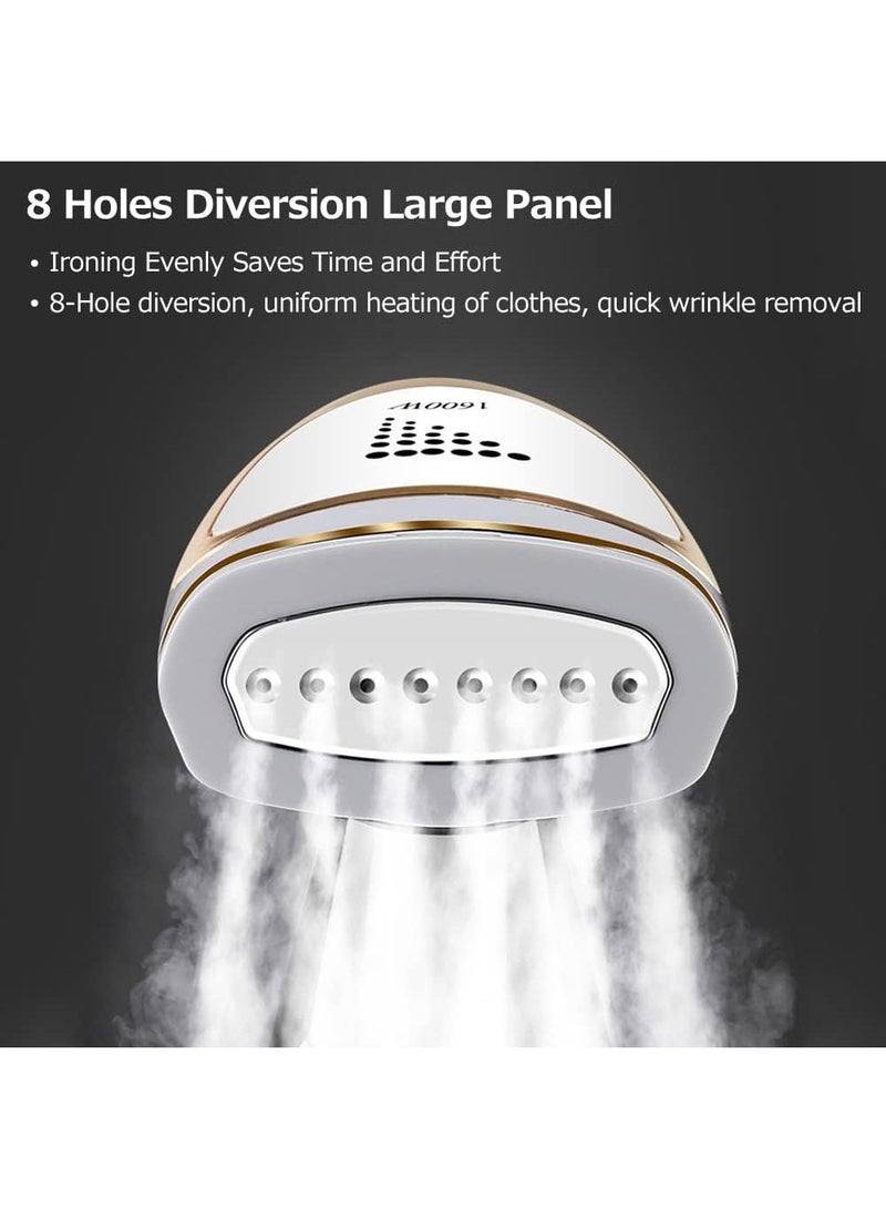 Garment Steamer Iron, Handheld Folding Household Mini Clothes Steam Iron, 1600W Wrinkle Remover Ironing Machine for Travel  - Image 4