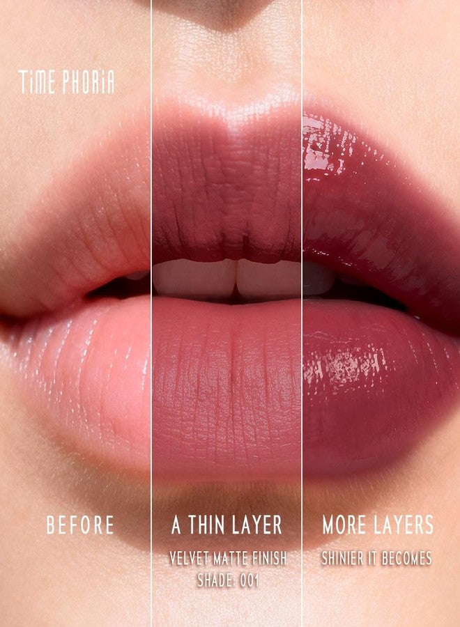 TIMEPHORIA Elixir Velvet-Shine Switching Lip Tint, 2-in-1 Velvet & Shine Lip Cream, Hydrating Long Lasting Liquid Lipstick, Blurs Lip Lines, Lightweight Non-Sticky with Vitamin E 014 Thea - Image 3
