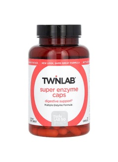 Twinlab Twinlab, Super Enzyme Caps, 50 Capsules  - Image 1