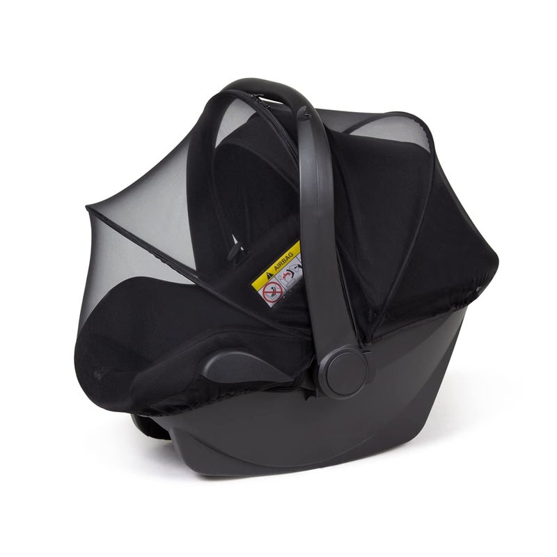 Beberoad Love Mosquito Net for Baby Car Seat Universal Car Seat Insert Mesh Net Breathable Durable Car Seat Mosquito Net Black