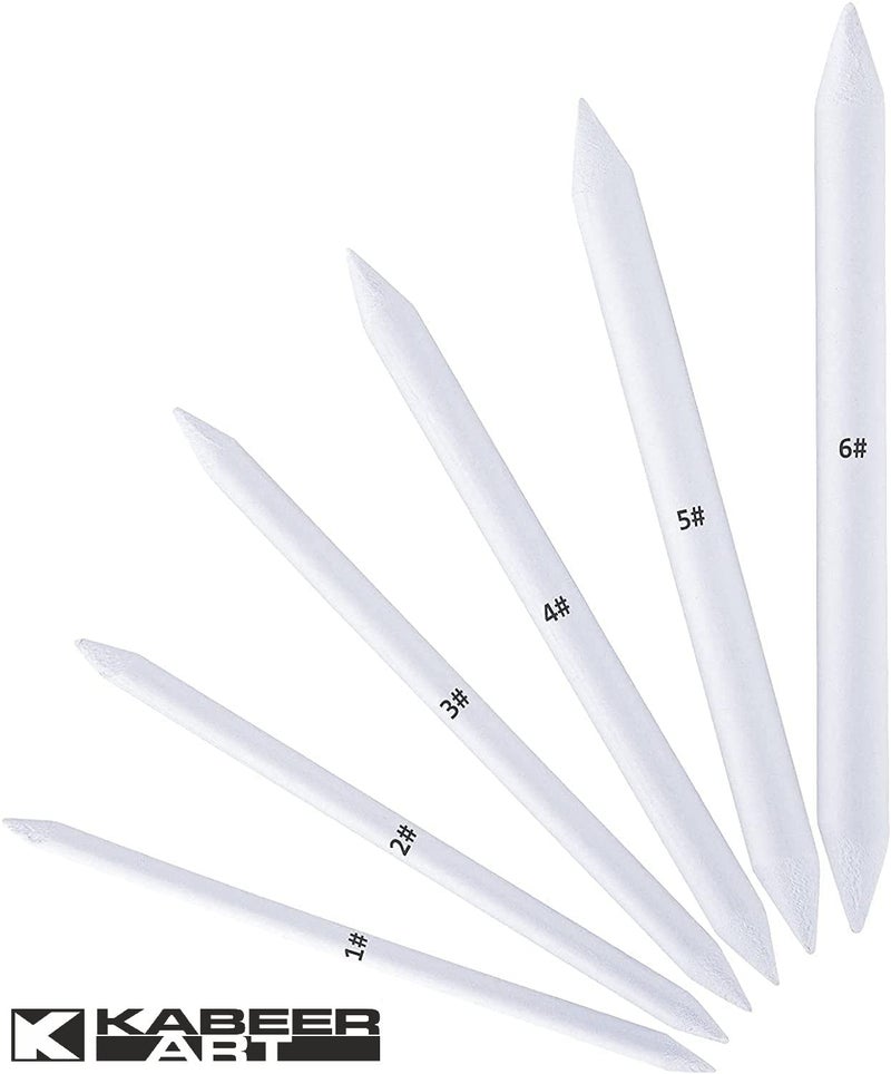 KABEER ART Paper Stump Set of 6 Pc for Sketching, Drawing, Shading etc - Image 3