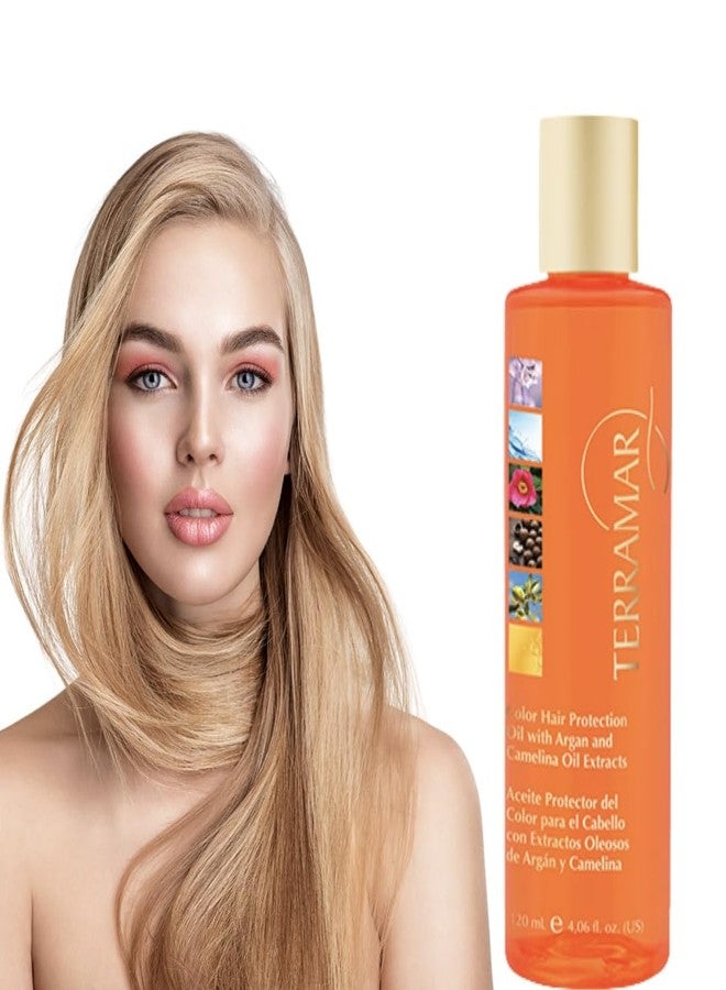 Terramar Color Protection Oil with Argan and Oil Extracts, 4.06 fl oz - Image 1