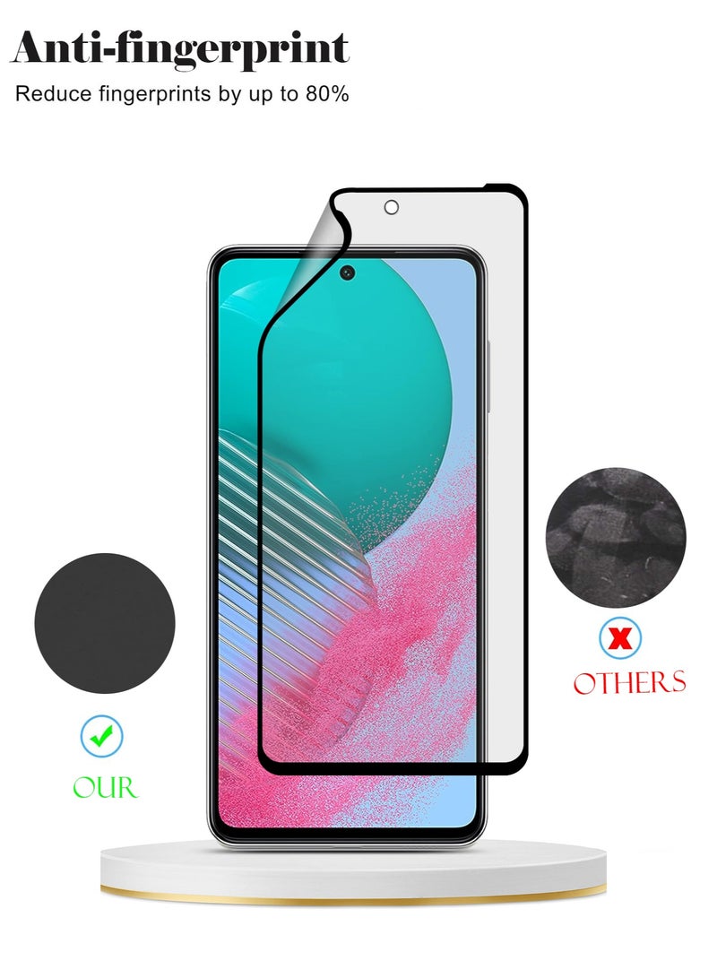 واقي شاشة سيراميك غير لامع من Techie 9D لهاتف Samsung Galaxy M54 - ملمس ناعم ومضاد لبصمات الأصابع وخالٍ من الفقاعات