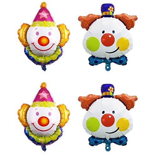 MOHYS Clown Balloons for Birthday Wedding Baby Shower Christmas Holiday Hawaiian Party Decoration Supplies Favors Carnival Circus Carnival Party Decor - Image 1