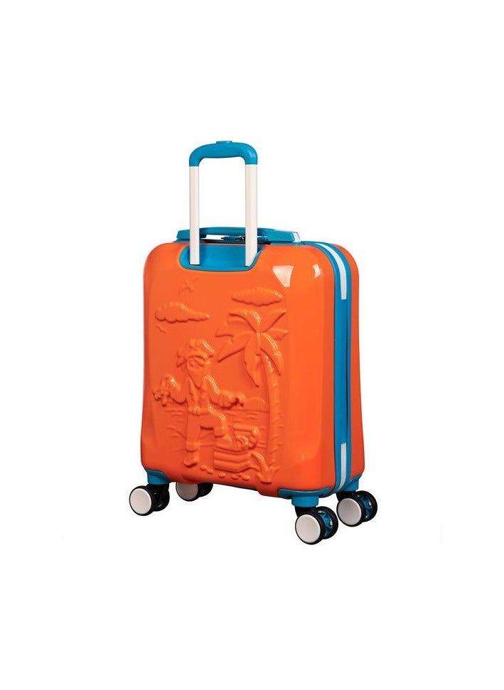 it Luggage it luggage KIDS Model Treasure Trove, FSC Certified, Kids Unisex Suitcase, Children's Carry-On with Pirate Design, ABS Hard Outer Shell, 24Liters, 2.04Kg, Size Under seat, 16-3084-08, Color Turmeric  - Image 3