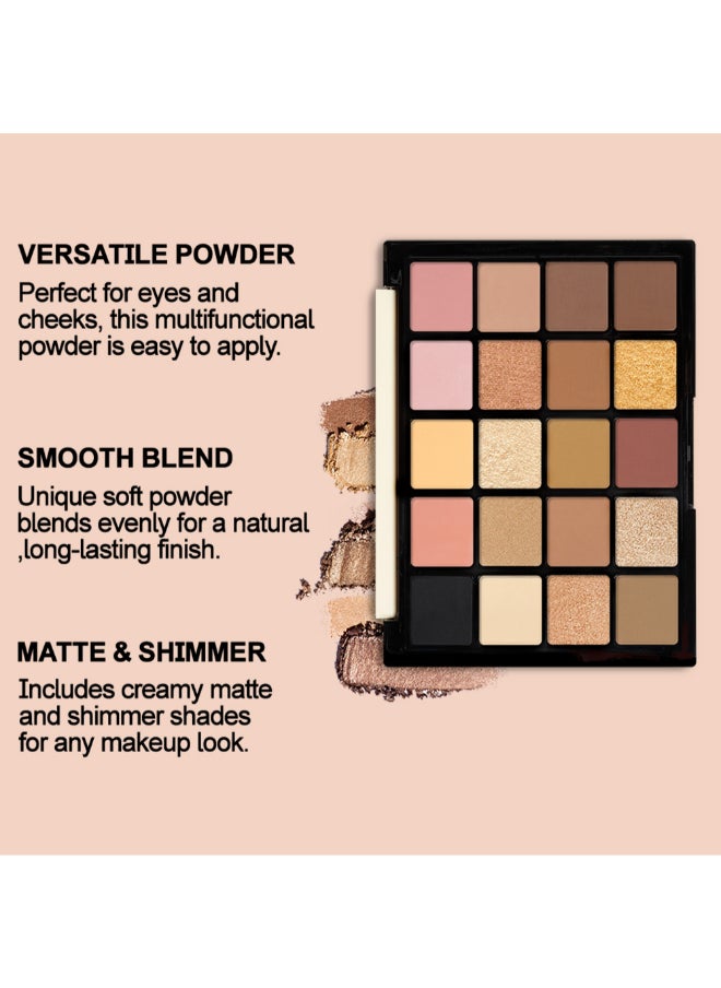 Character - Shadow Gallery 20 Color Eyeshadow Palette 4 - Image 1