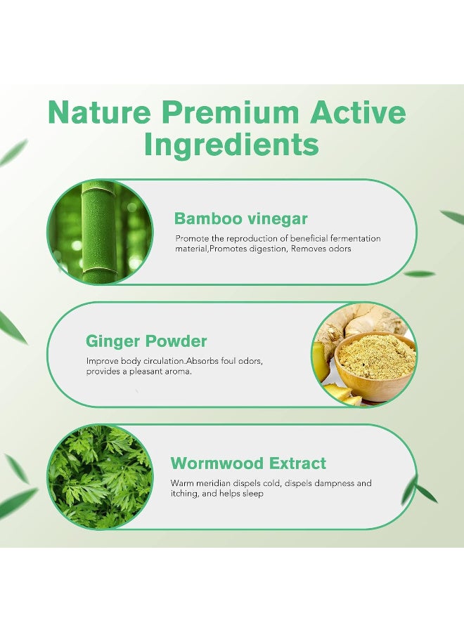 SOL LORA Cleansing & Detoxifying Mugwort Foot Patches Eliminate Dampness, Relieve Fatigue, Beautify & Nourish Foot Care Patches (1 box of 10 patches) - Image 5