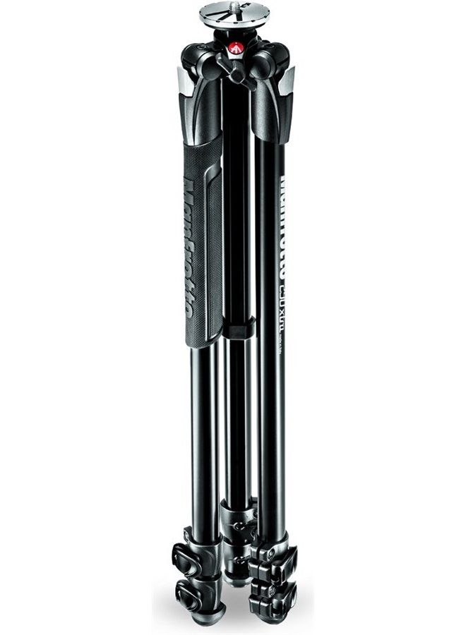 Manfrotto حامل ثلاثي 290 Xtra من الألمنيوم 3 أقسام مع رأس ثلاثي الاتجاهات (MK290XTA3-3WUS) ، أسود - Image 4