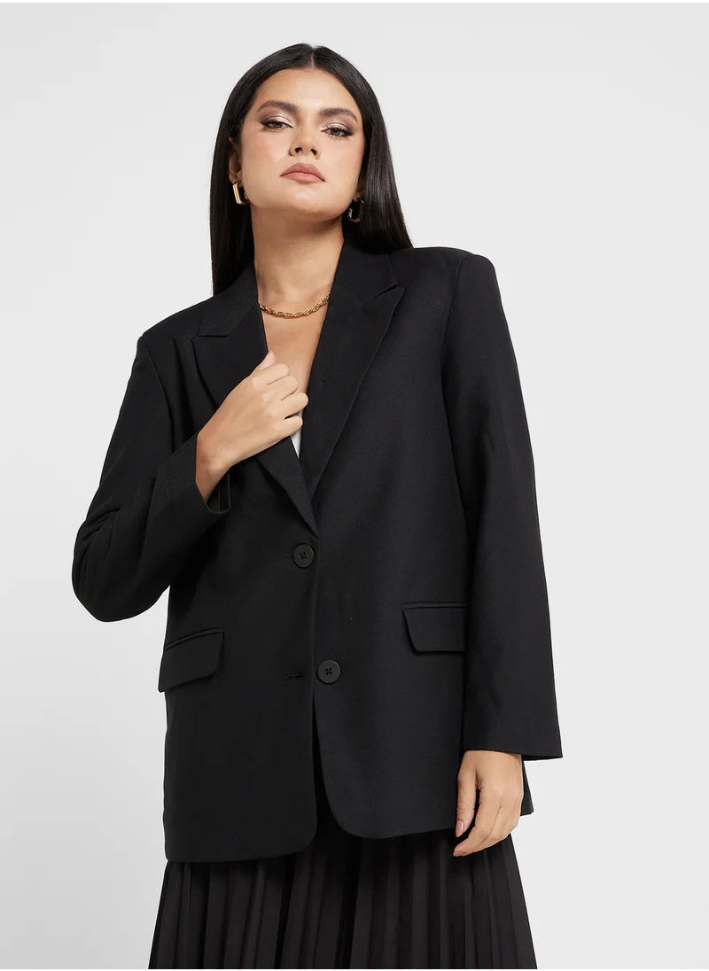 فيرو مودا Loose Boyfriend Tailored Blazer