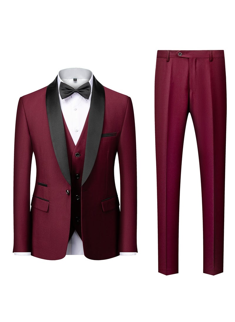 New Slim Fit Suit Set With Three Pieces - pzsku/Z1AB78D80574FEE9C4ED3Z/45/_/1740628925/65992a6f-b6aa-4277-8040-26a80b088597