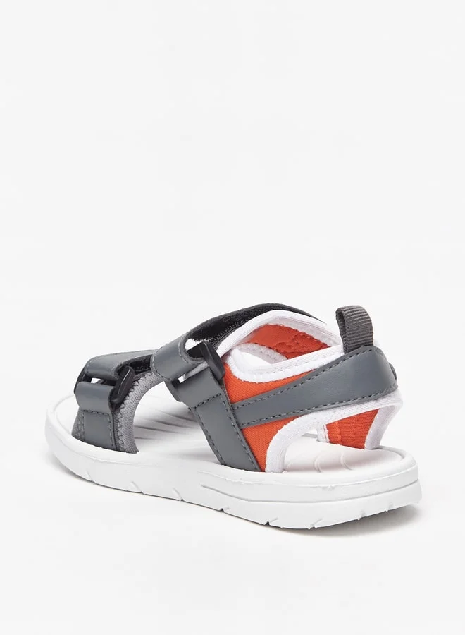 LBL by Shoexpress Boys Colourbock Sandals with Hook and Loop Closure