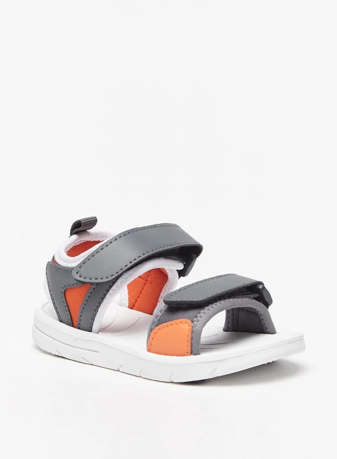 LBL by Shoexpress Boys Colourbock Sandals with Hook and Loop Closure
