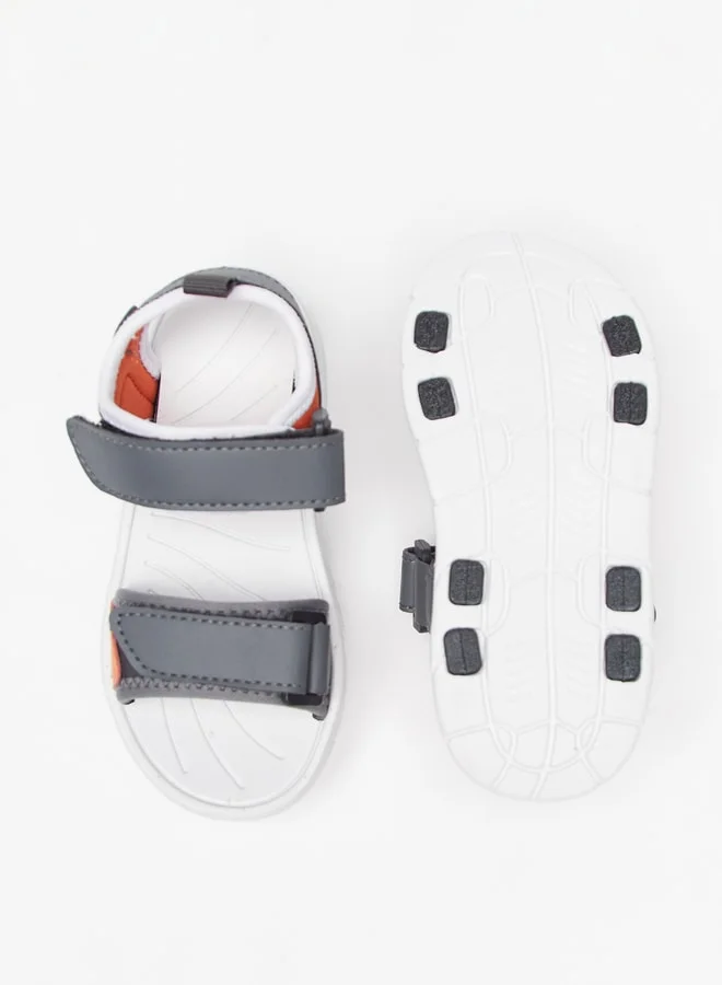LBL by Shoexpress Boys Colourbock Sandals with Hook and Loop Closure