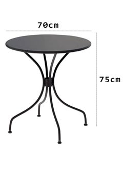 Jeffcoco Furniture Garden Dining Set Outdoor Furniture Patio Dining Table and Chair Balcony Dinner Table Dinner Chair Poly Rattan Restaurant,Coffee Shop (Round Table 1 piece) - pzsku/Z1AB7961043B49A648F83Z/45/_/1733409078/24228717-6850-45e4-bb40-aafc2d3f4844