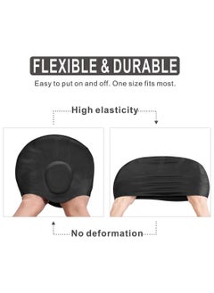 SportQ SportQ Premium Ears Cover Up Ears Soft Silicone Swim Caps Swim Caps for Long Hair Comfortable 3D Design for Men Women  - Image 2