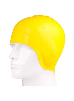 SportQ SportQ Premium Ears Cover Up Ears Soft Silicone Swim Caps Swim Caps for Long Hair Comfortable 3D Design for Men Women  - Image 1