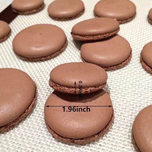 Mujiang 6-Cavity 3D Macaroon Hamburger Silicone Fondant Molds For Cake Decorating Chocolate Candy Mini Soap Bath Bomb - Image 3
