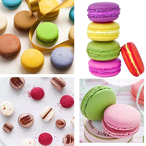 Mujiang 6-Cavity 3D Macaroon Hamburger Silicone Fondant Molds For Cake Decorating Chocolate Candy Mini Soap Bath Bomb - Image 4