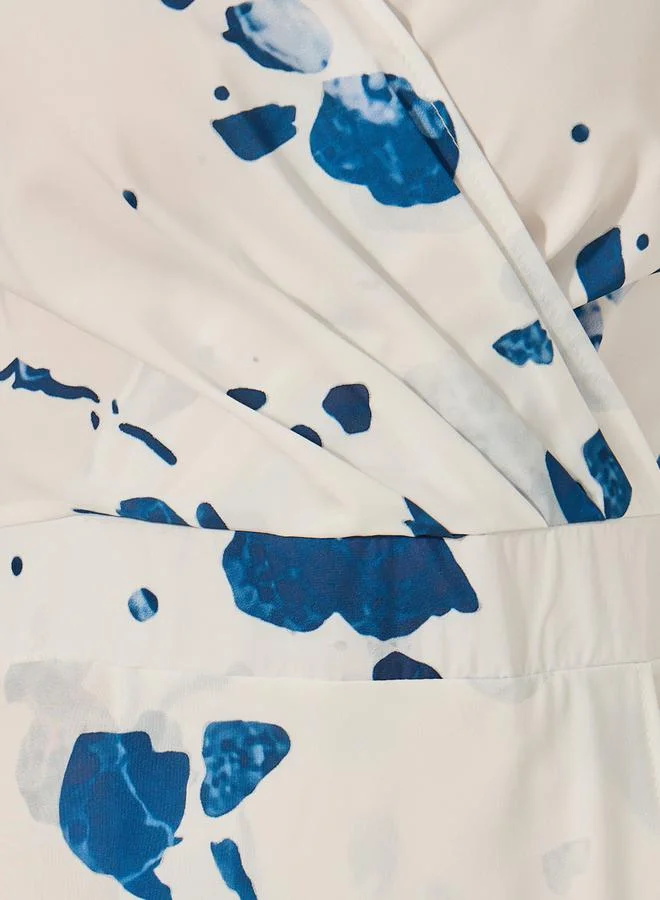Styli Floral Print Maxi Dress