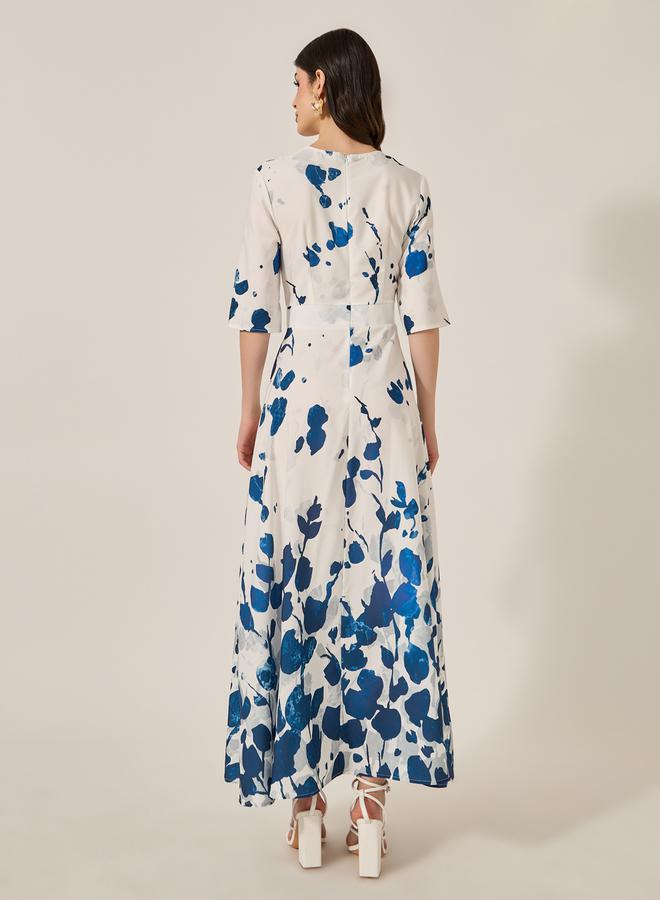ستايلي فستان ماكسي بطبعة زهور - Image 5
