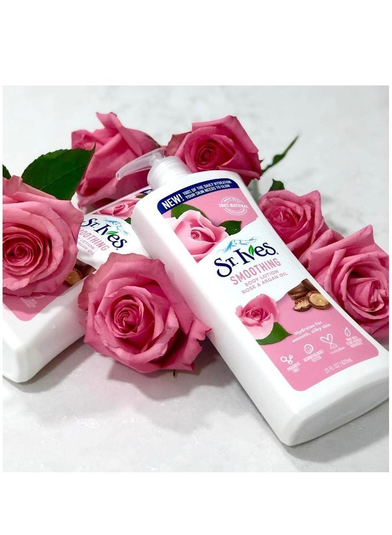 Smoothing Body Lotion with Rose and Argan Oil 621 ML