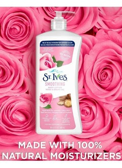 ST. Ives Smoothing Body Lotion with Rose and Argan Oil 621 ML  - Image 2