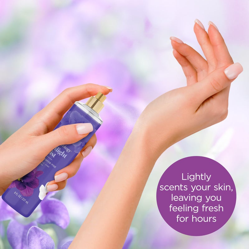 Bodycology باديكولوجي رذاذ الجسم المعطر طويل الأمد، ضباب الشفق، 8 أونصة سائلة - Image 3