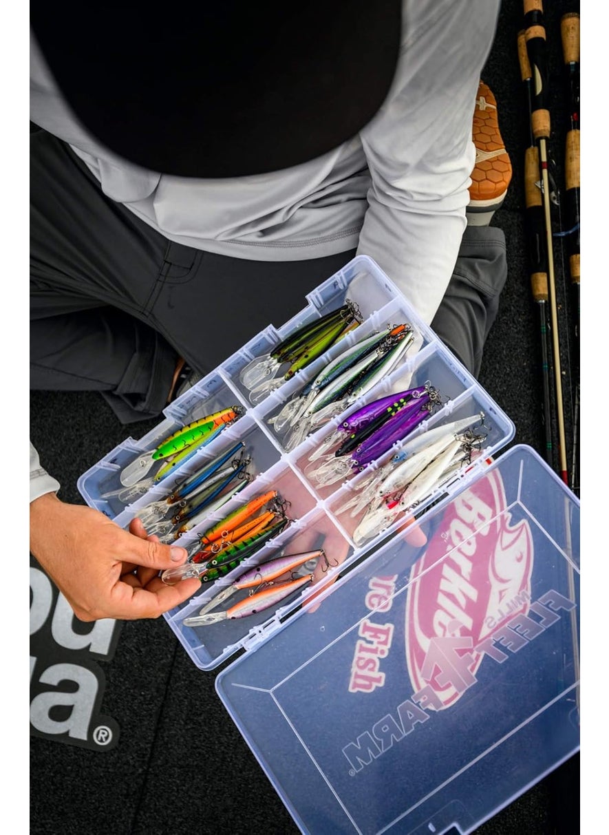 Berkley Berkley Flicker Minnow Fishing Lure Firetiger 13 oz 3 12in  9cm Crankbaits Realistic Minnow Profile Sharp Dive Curve Gets to Fish Quickly Equipped with Fusion19 Hook  - Image 5
