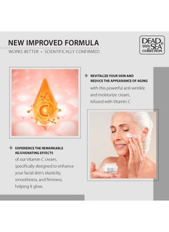 Dead Sea Collection Vitamin C Moisturizing Night Cream Face Cream With Vitamin C Firming Cream With Dead Sea Minerals And Vitamin C 169 Fl. Oz  - Image 5
