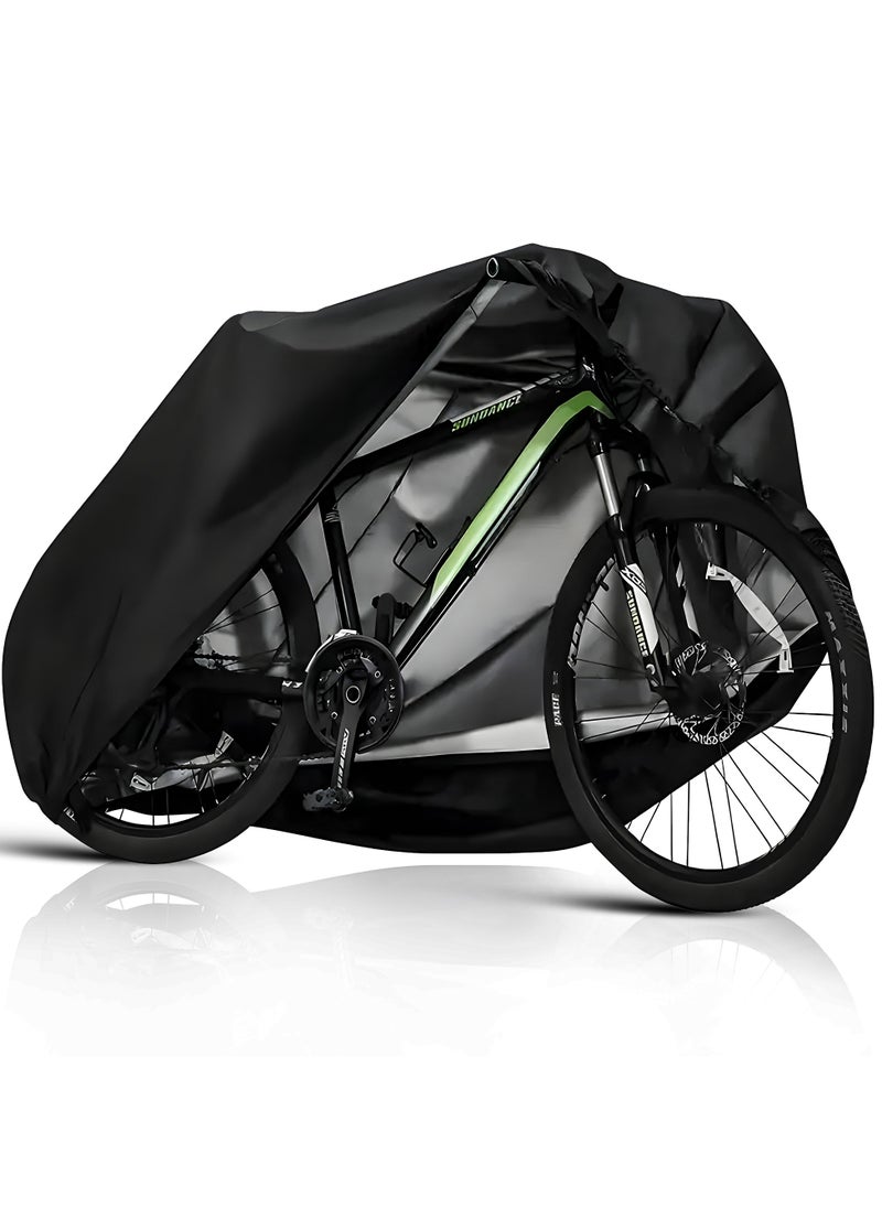 Topify TOPIFY Waterproof Bike Cover Heavy Duty Oxford Bicycle Cover with Double Stitching, XL for 1-3 Bikes Protection from UV Rain Snow Dust for Mountain Road Electric Bike Hybrid Outdoor  - Image 1