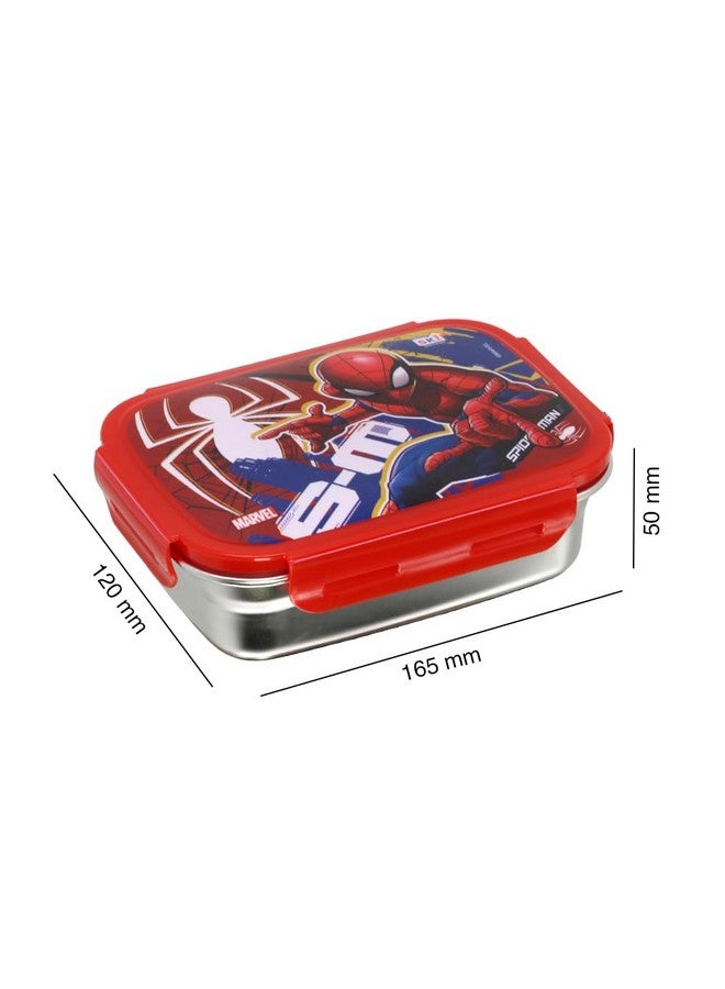 SKi Homeware Steel Lunch Box (600 ML) & Stainless Steel Slim Bottle (350 ML) Combo/Gift Set- Spiderman - Image 2