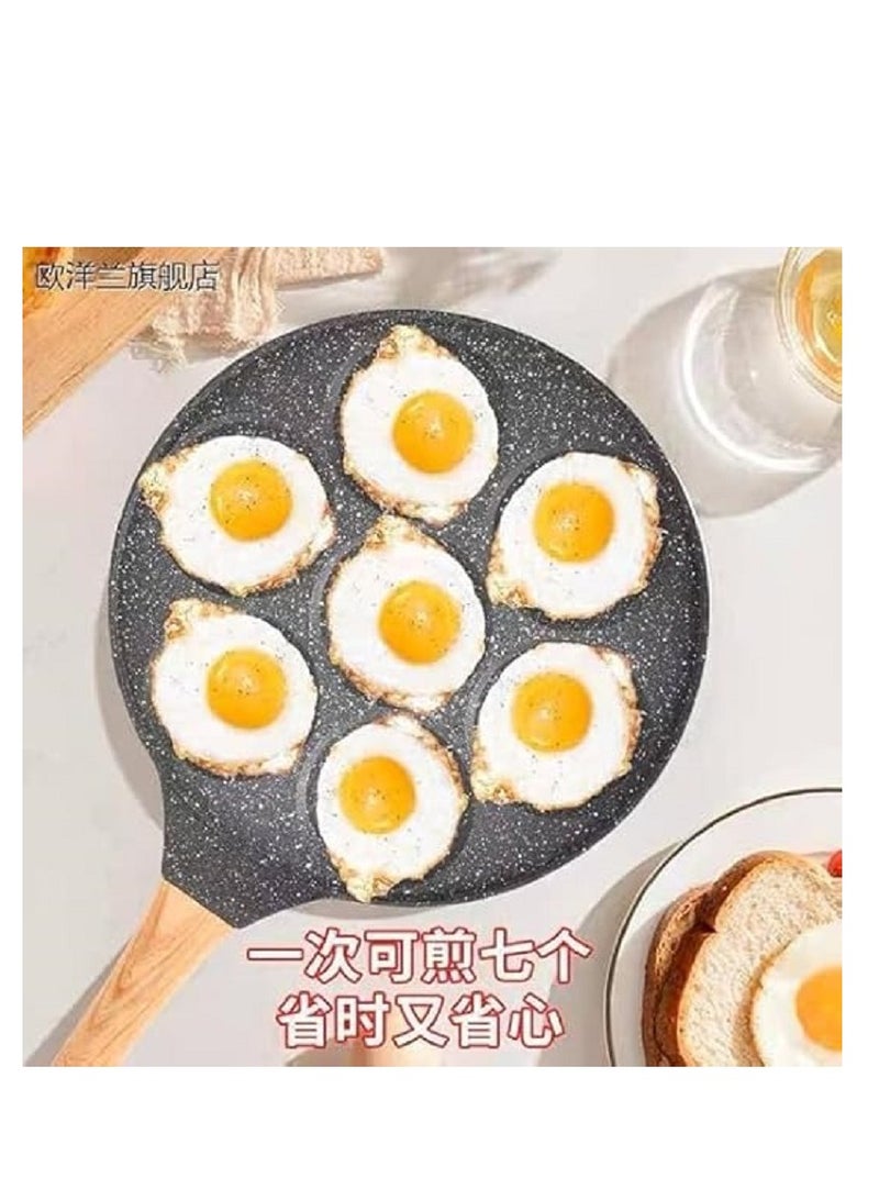 7-in-1 mini grill for a unique cooking experience - accommodates a variety of delicious preparations, from qatayef to eggs and pancakes. Made of high-quality granite for optimal heat distribution. - Image 3