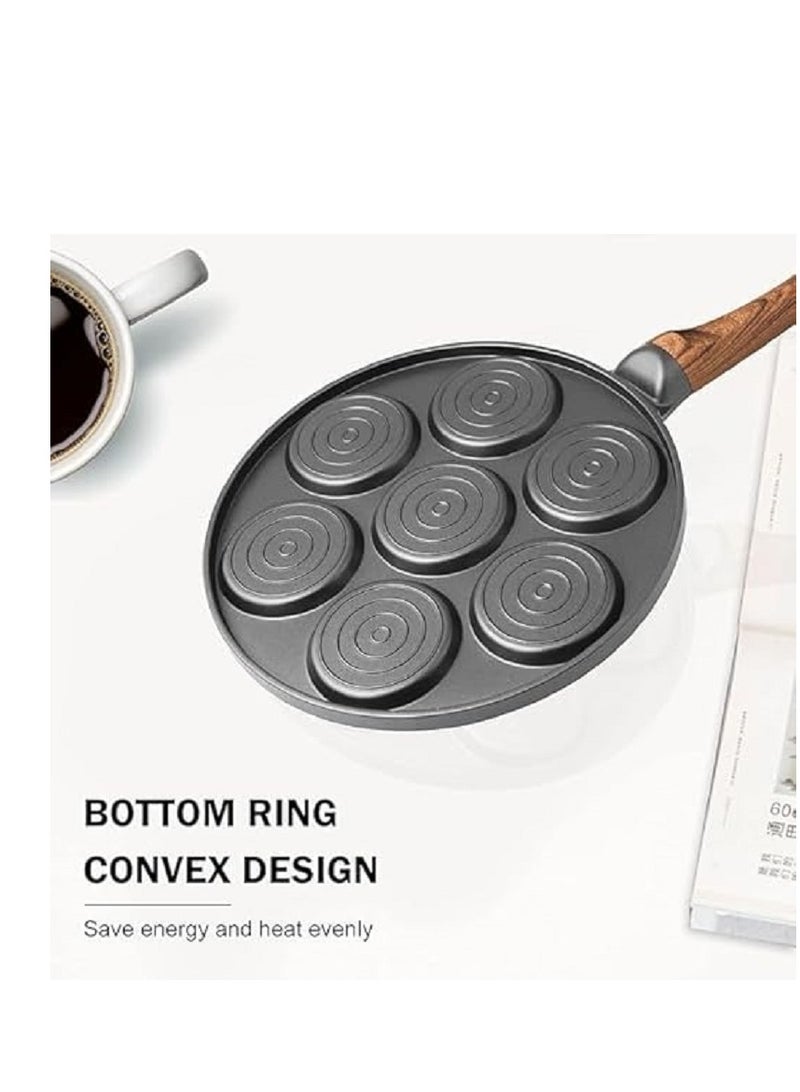 7-in-1 mini grill for a unique cooking experience - accommodates a variety of delicious preparations, from qatayef to eggs and pancakes. Made of high-quality granite for optimal heat distribution. - Image 5