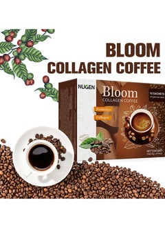 NUGEN 2 Pack Bloom Collagen Coffee 100% Organic and Glutathione, Weight Loss Coffee Weight Loss Coffee Glutathione Collagen Detox Premium Collagen Coffee  - Image 3