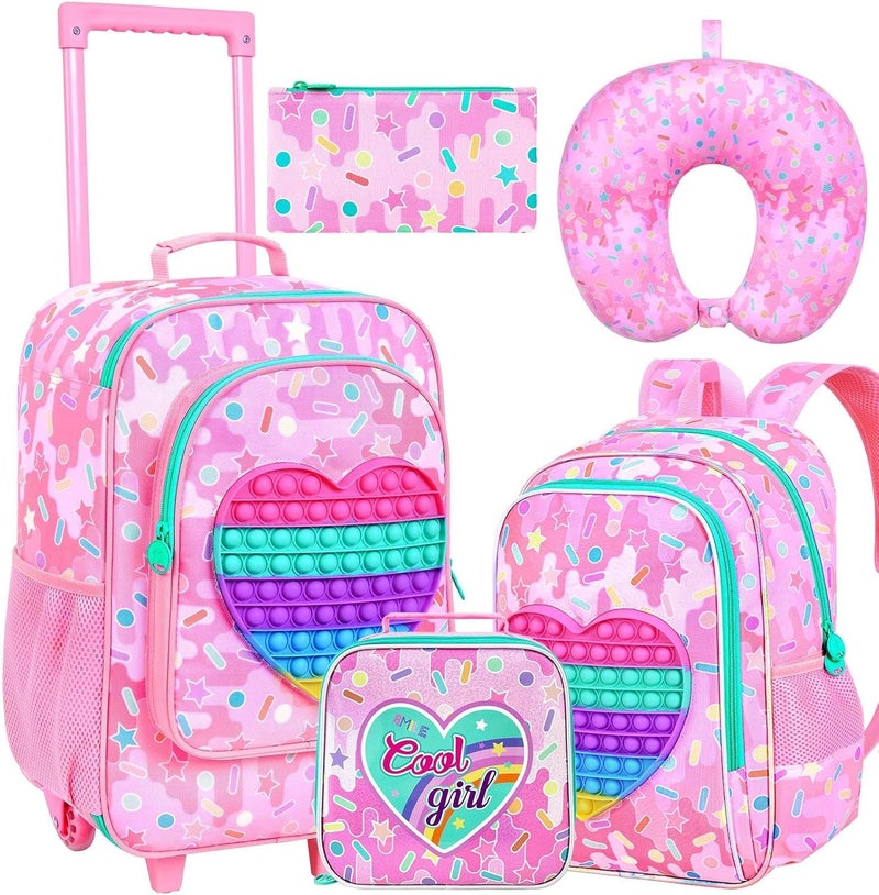 CCJPX Kids Luggage for Boys Girls, Toddler Rolling Travel Carry on Suitcase with Wheels - Image 1