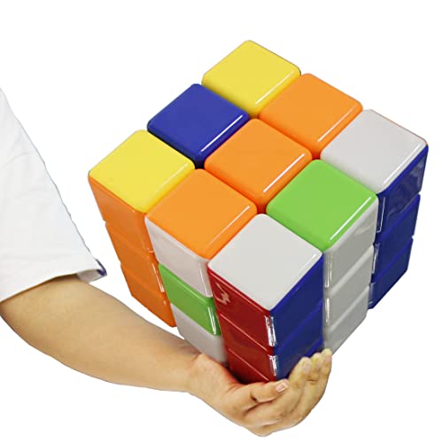 GoodPlay Heshu Super Big Size 18CM 3x3x3 Colorful Stickerless Speed Puzzle Magic Cube - Image 1