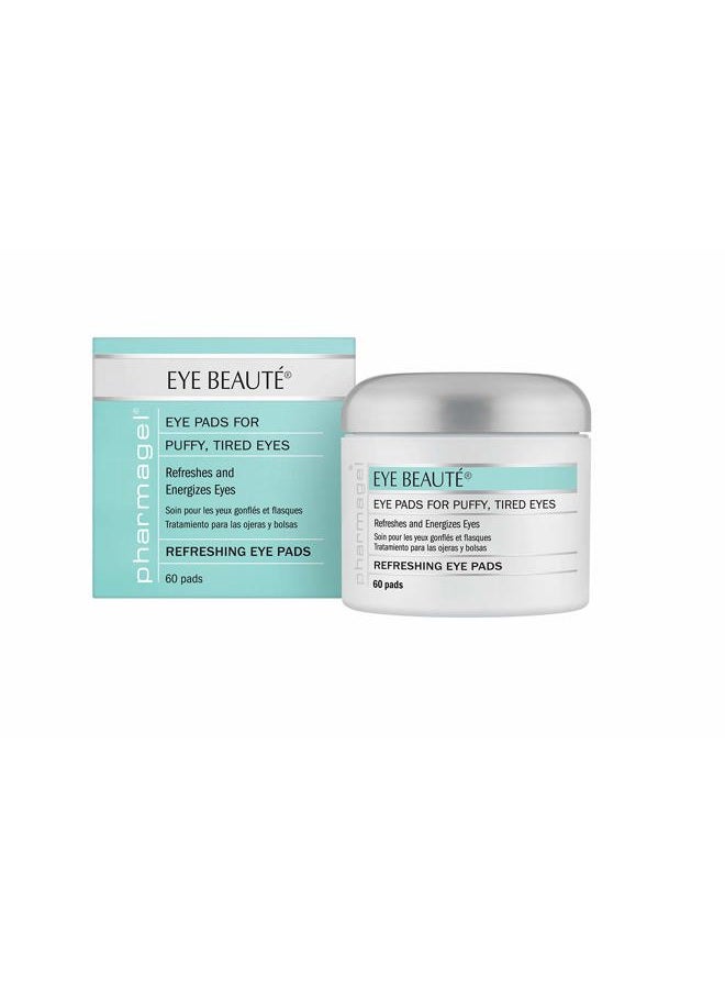 Pharmagel Complexe Eye Beaute Treatment Pads | Herbal Solution | Under Eye Bags and Puffy Eyes Treatment | Pads for Tired, Swollen, and Sagging Eyes - 60 Count - Image 1