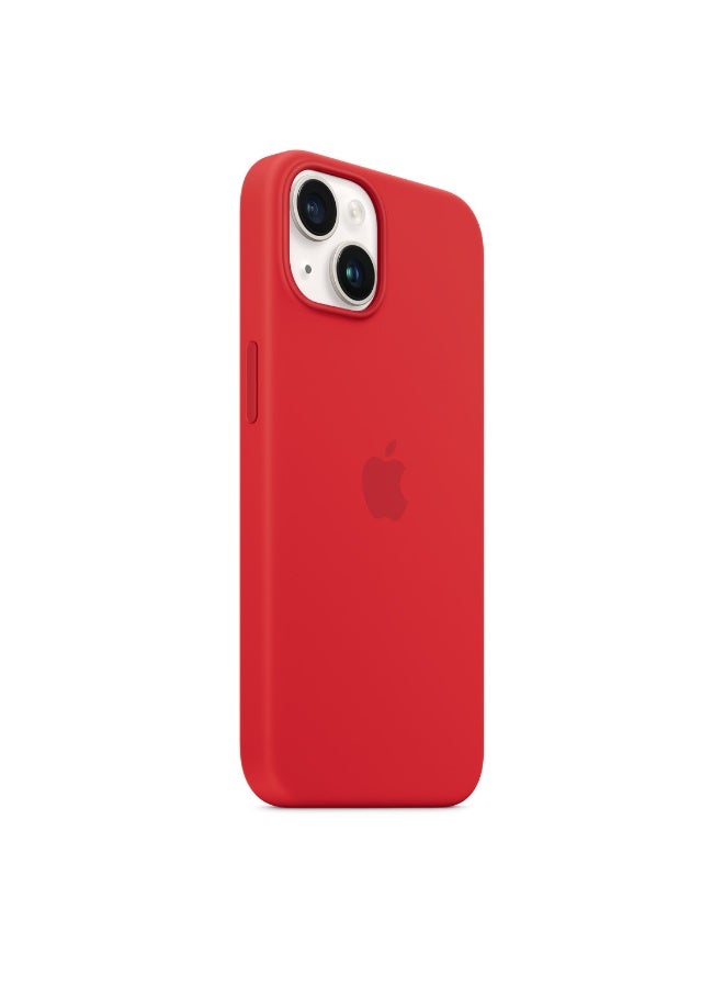 فريق ديلوكس غلاف سيليكون آيفون 14 مع MagSafe (Red) - Image 2