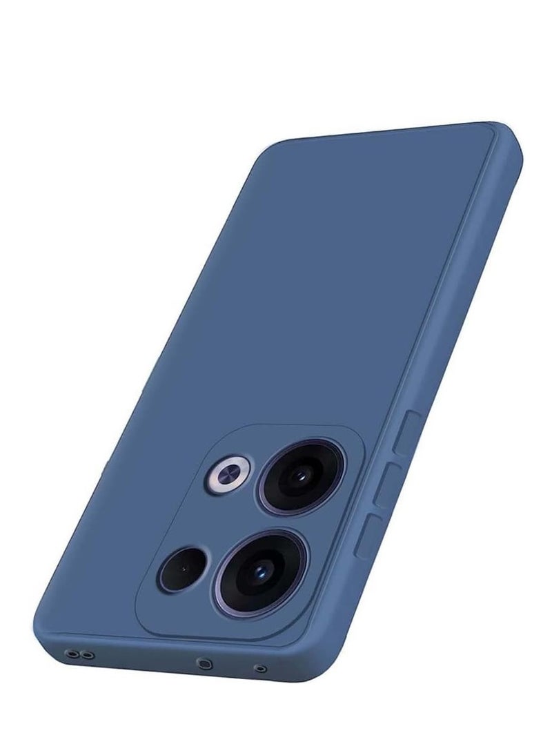 OPPO Reno 13 5G Case Cover Soft Silicone Matte Finish Back Cover Inner Fabric Lining Shockproof Protective Case for OPPO Reno 13 6.5-inch - Image 5