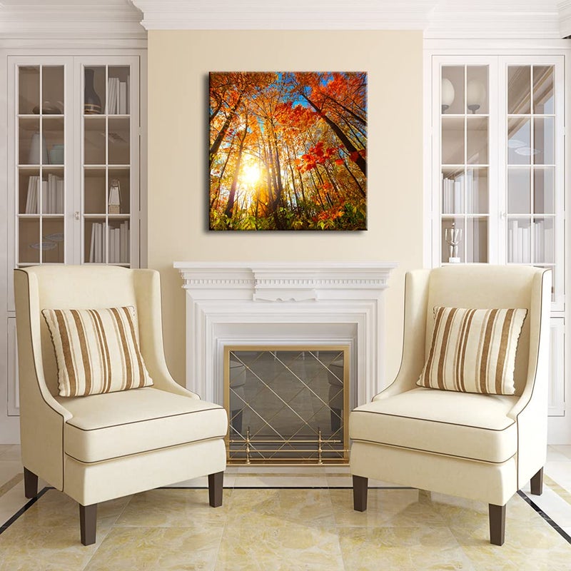 Pyradecor Large Canvas Prints Wall Art Last Hint of Sunset Pictures Paintings for Living Room Bedroom Home Decorations Modern Stretched Nature Landscape Artwork - Image 2