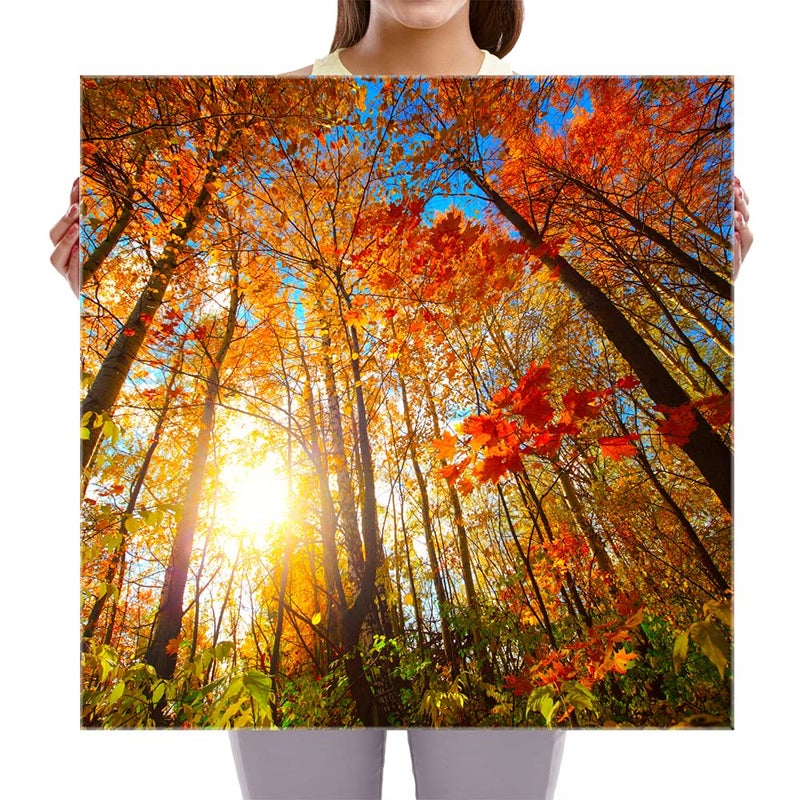 Pyradecor Large Canvas Prints Wall Art Last Hint of Sunset Pictures Paintings for Living Room Bedroom Home Decorations Modern Stretched Nature Landscape Artwork - Image 5