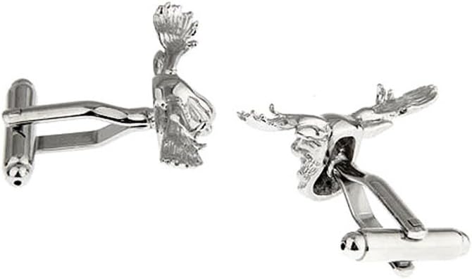 Vcufflinks Deer Moose Head Cufflinks - Image 3
