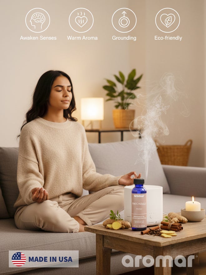 أرومار زيت عطري سبا برائحة الباتشولي، 59.15 مل - Image 4
