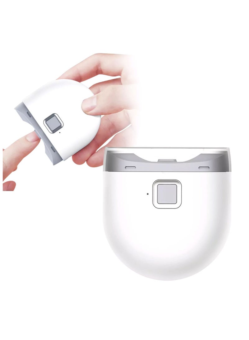 SOLARAE Professional Automatic Electric Nail Cutter Rechargeable Nail Clipper With Light For Baby Kids/Women/Men Nail Care Sharpener - Image 1