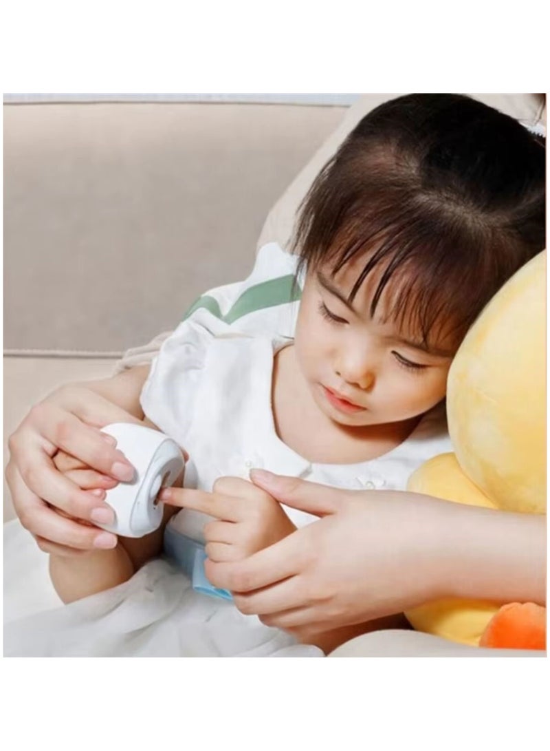 SOLARAE Professional Automatic Electric Nail Cutter Rechargeable Nail Clipper With Light For Baby Kids/Women/Men Nail Care Sharpener - Image 2