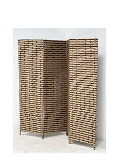 Generic Brown Folding Room Divider 